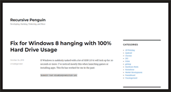 Desktop Screenshot of blog.recursivepenguin.com